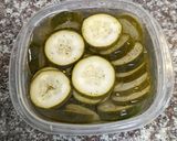 A picture of step 4 of 24 Hour/Overnight Pickles.
