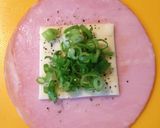 A picture of step 2 of Ham Cutlets with Cheese.