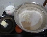 A picture of step 1 of Simple Fluffy Mini Bread Loaves Using a Pound Cake Pan.