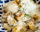 Une image de l'étape 3 de Rigatoni, Crevettes et Mascarpone.