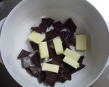 A picture of step 1 of Rich Chocolate Cupcakes for Valentine's Day.