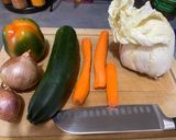 Une image de l'étape 1 de Sauté mine de légumes.