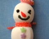 A picture of step 4 of Marshmallow Snowmen.