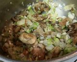 A picture of step 4 of Creamy Mushroom Soup.