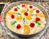 Foto del paso 8 de la receta: Pastel de Navidad relleno con crema “sin gluten”
