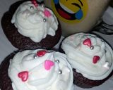 A picture of step 1 of Whipped Cream Frosting.