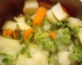 A picture of step 3 of Mixed Veggie & Cheddar Mashed Potatoes.
