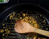 A picture of step 2 of spinach in bechamel sauce.