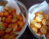 A picture of step 1 of Kumquat Compote.
