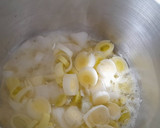 Foto del paso 1 de la receta: Vichyssoise con tomate y gambas