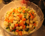 Foto del paso 14 de la receta: Ensalada con pasta, con coliflor y espárragos salsagolfeados