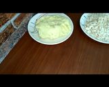 A picture of step 1 of Cheesy chicken potato sticks.