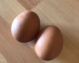 Foto del paso 6 de la receta: Canutos de habitas con tacos de jamón y huevo