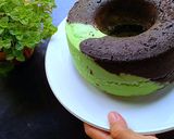 Foto langkah ke 9 dari resep Bolu kukus pandan coklat.