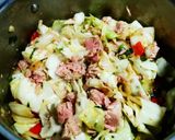 Foto del paso 1 de la receta: Atún con Repollo en Salsa de Jengibre