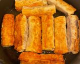 A picture of step 3 of Vegetarian Egg Rolls.