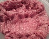 A picture of step 1 of Meatloaf.