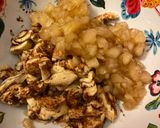 A picture of step 2 of Apple cinnamon monkey bread.