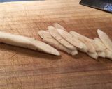 A picture of step 1 of Very easy and simple Kinpira Gobo (Burdock) & Carrot, Gluten Free.