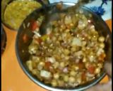A picture of step 3 of Katori Chaat.