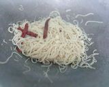 A picture of step 4 of Anchovies and Basils Pasta.