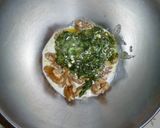 A picture of step 1 of Creamy Chilled Basil Pasta with Walnuts and Cheese.