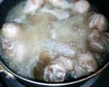 A picture of step 3 of Teriyaki-style Fu (Wheat Gluten) and Pork Rolls with Konnyaku.