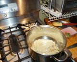 A picture of step 3 of Vegan Cream of White Beans with Roasted Kabocha Squash.