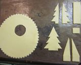 A picture of step 14 of Decorated Cookie House Hexen (Witch) House.