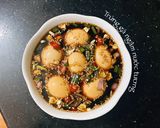 Hình bước làm 2 của món Trứng gà ngâm nước tương