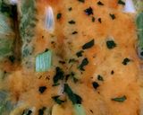 A picture of step 5 of My Grilled Asparagus with Cheese Melted Over and Spring Onion.