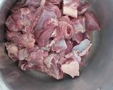A picture of step 1 of Mutton Curry n Rice#4 week contest #charity recipe.