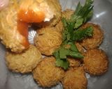 Foto langkah ke 6 dari resep Tahu Rambutan isi Sosis dan Keju.