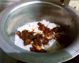 A picture of step 2 of Easy Mutton biryani with homemade ingredients.