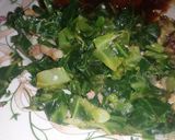 A picture of step 9 of Sauteed Collard Greens.