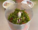 A picture of step 3 of Strawberry Salsa.