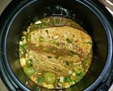 A picture of step 3 of Mike's Green Chimichangas & Green Chile Sauce.