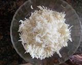 A picture of step 1 of Besan wale Rice.
