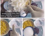รูปขั้นตอนการทำที่ 1 ของ เปียกข้าวโพด มันม่วง มะพร้าวอ่อน