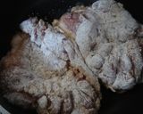 A picture of step 3 of Youlinji Chicken with Lots of Leek Sauce.