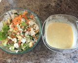 A picture of step 4 of Applebee's Oriental Chicken Salad Dressing.
