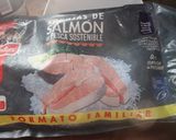 Foto del paso 1 de la receta: Salmón con tocino y salsa de tomate