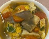 Hình bước làm 4 của món Bún riêu tôm