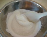 A picture of step 2 of Crusty Coconut Merengue Cookies.