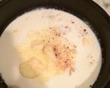 A picture of step 5 of Easy Potato Gnocchi & Cheese Sauce.