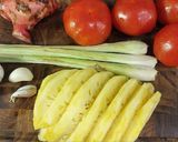 Hình bước làm 1 của món Lẩu cá tầm