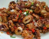 Foto langkah ke 4 dari resep Cumi Cabe Garam.