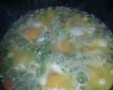 A picture of step 8 of MZ - Poached egg on peas and carrots.