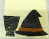 A picture of step 2 of Witch Bento for Halloween.