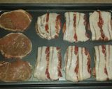 A picture of step 2 of My Bacon Wrapped Honey Glazed Pork Chops.